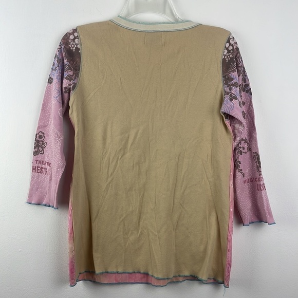 Edista T-shirt multimedia sequined T-shirt size Large - Picture 9 of 10